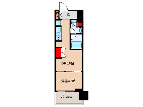 ウエリスアーバン水天宮前の物件間取画像